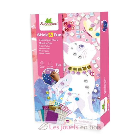 Mini mosaïques Chats SYCRE7075 Sycomore 1
