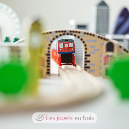 Circuit de train Ville de Londres BJ-T0099 Bigjigs Toys 7