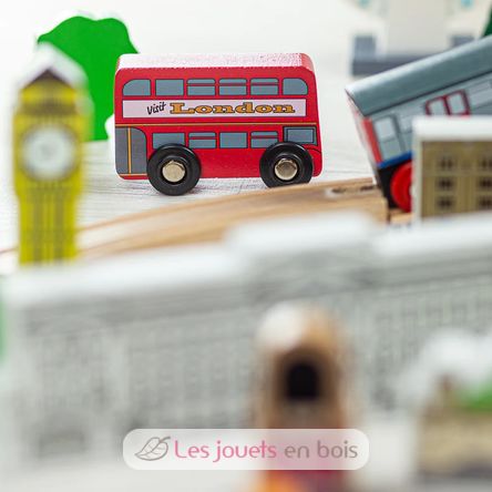 Circuit de train Ville de Londres BJ-T0099 Bigjigs Toys 5