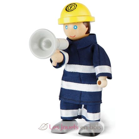 Figurines en bois Pompiers BJ-T0117 Bigjigs Toys 6