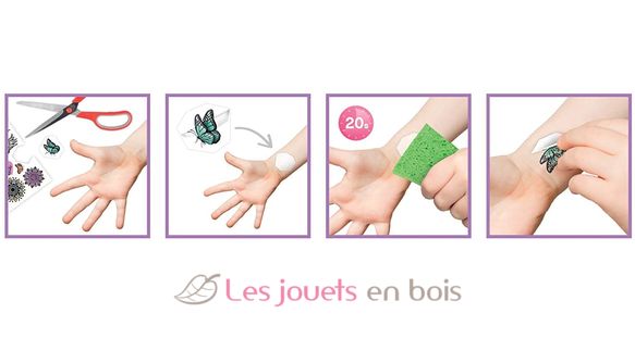 75 Tattoos lavables Paillettes BUK-TA004 Buki France 4