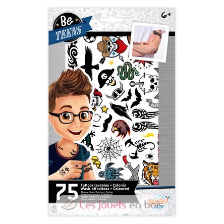 75 Tattoos lavables Rock BUK-TA006 Buki France 1