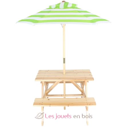 Table pique nique enfant avec parasol ED-KG401 Esschert Design 2