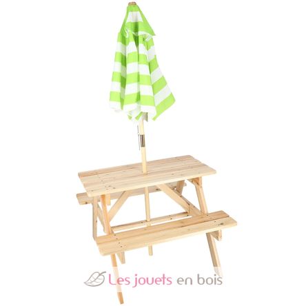 Table pique nique enfant avec parasol ED-KG401 Esschert Design 3
