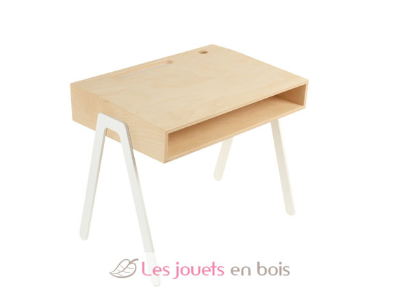 Bureau enfant 2 à 6 ans - Blanc KIDSDESKSMALLWH In2wood 1