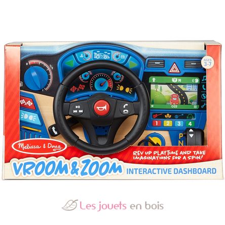 Tableau de bord interactif Vroom & Zoom MD-41705 Melissa & Doug 2