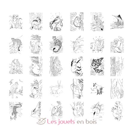 Tablette à dessin lumineuse Animaux KW-KIDYDRAW-PAD8-ANI Kidywolf 4