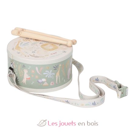Tambour en bois Safari Friends LD7472 Little Dutch 2