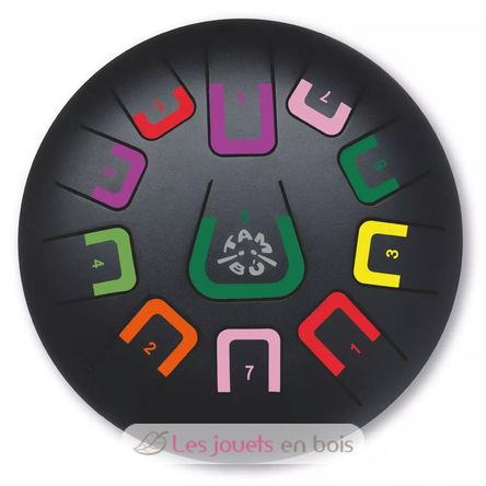 Tongue Drum 11 notes noir JCTMB08K Tambú 1