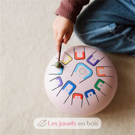 Tongue Drum 11 notes rose JCTMB08P Tambú 3