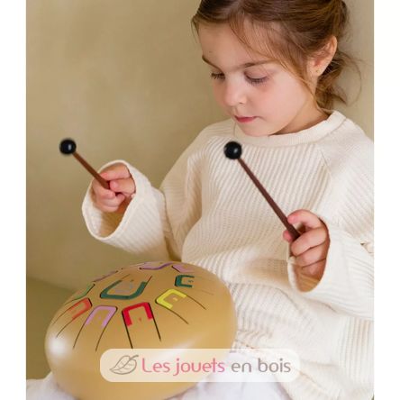 Tongue Drum 11 notes doré JCTMB08G Tambú 3