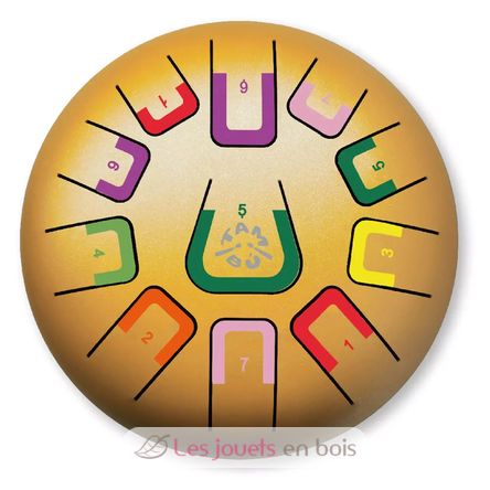 Tongue Drum 11 notes doré JCTMB08G Tambú 1