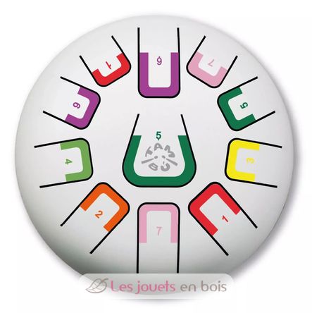 Tongue Drum 11 notes blanc JCTMB08W Tambú 1