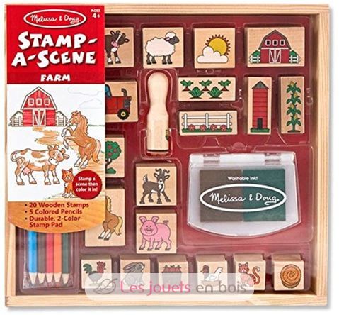 Tampons encreurs - La Ferme MD-18592 Melissa & Doug 1