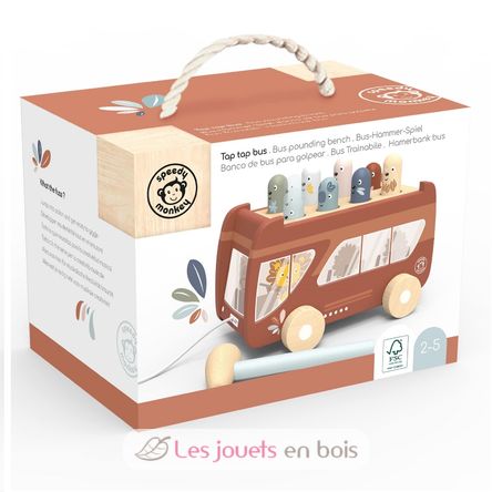 Tap Tap bus à tirer SM-SP1017 Speedy Monkey 2