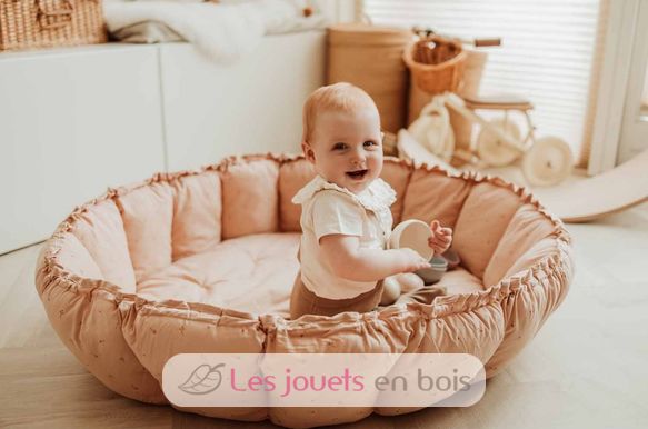 Tapis de jeu bébé coton bio Bloom Fleuri PG-FLEURI Play and Go 6