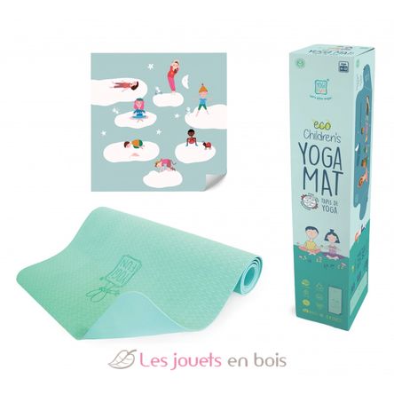 Tapis de yoga enfant vert BUK-Y024 Buki France 2