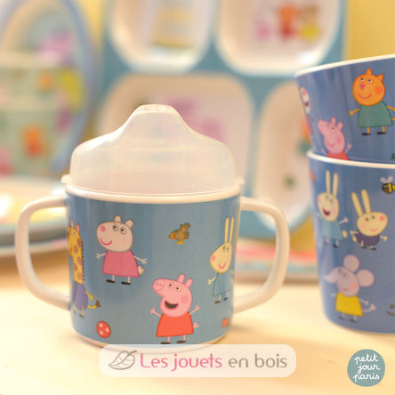 Tasse deux anses avec bec amovible Peppa Pig PJ-PI904K Petit Jour 5