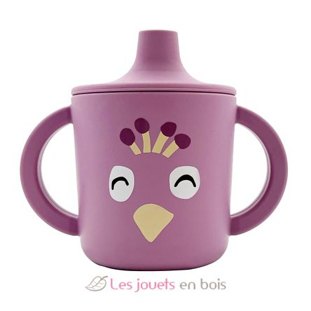 Tasse d'apprentissage en silicone Mrs Peacock TX-96-466 Trixie 1