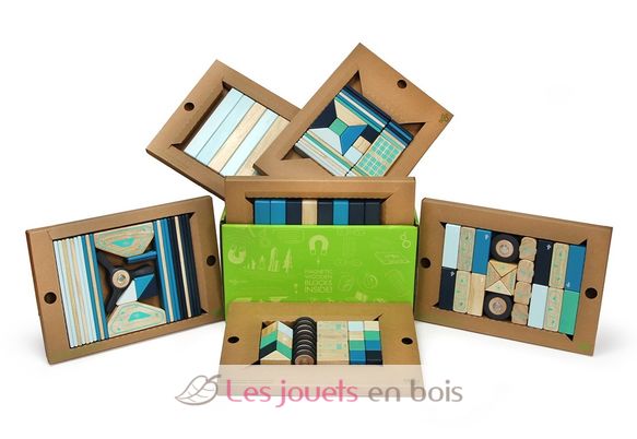 Blocs magnétiques Future Classroom Kit TG-130P-FUT-608T Tegu 1