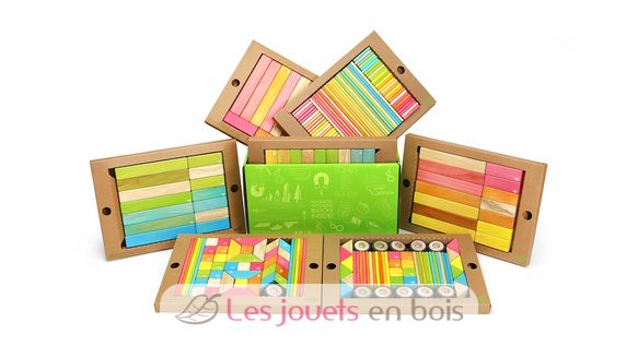 Blocs magnétiques Classroom Kit 240 pcs TG-240P-TNT-608T Tegu 2