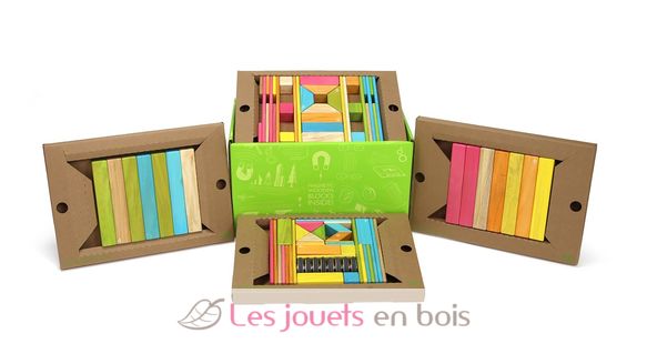 Blocs magnétiques Classroom Kit 90 pcs TG-90P-TNT-608T Tegu 2