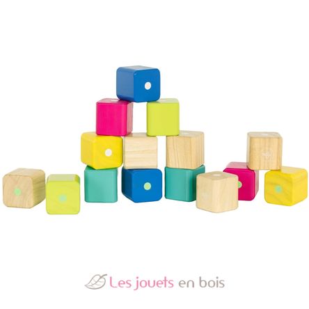 Mes premiers cubes magnétiques 15 pcs TG-BBB-MIX-903T Tegu 3