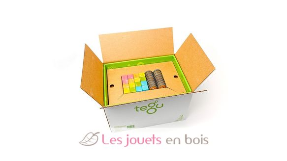 Blocs magnétiques Classroom Kit 130 pcs TG-K-12-001-SJG Tegu 5