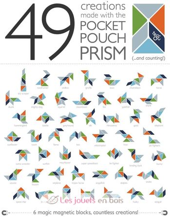 Prism Pocket Pouch Natural 6 pcs TG-P-11-044 Tegu 3