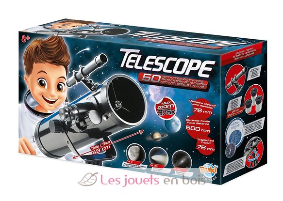 Télescope 50 activités BUK-TS008B Buki France 1
