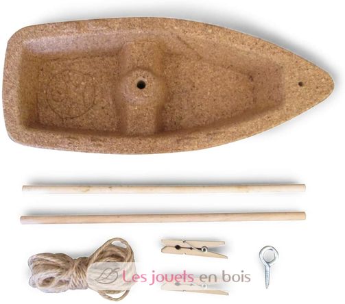 Kit d'assemblage - Bateau en liège HA-304244 Haba 5