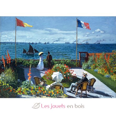 Terrasse à Sainte-Adresse de Monet K493-100 Puzzle Michèle Wilson 2