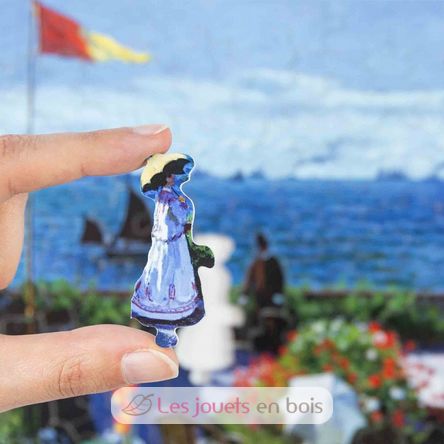 Terrasse à Sainte-Adresse de Monet K493-100 Puzzle Michèle Wilson 4