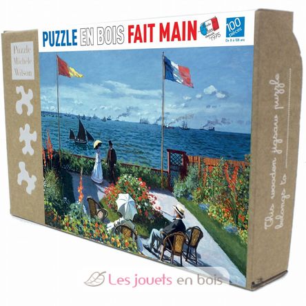 Terrasse à Sainte-Adresse de Monet K493-100 Puzzle Michèle Wilson 1