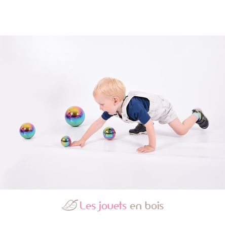 4 Balles réfléchissantes multicolores TK-72221 TickiT 8