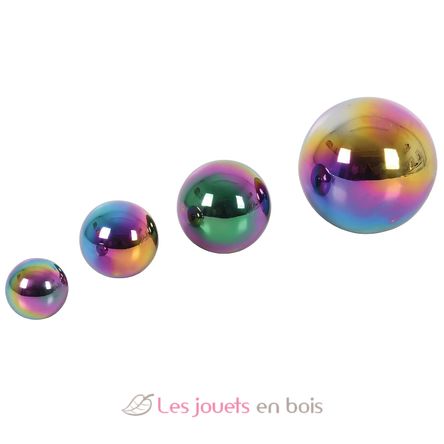 4 Balles réfléchissantes multicolores TK-72221 TickiT 2
