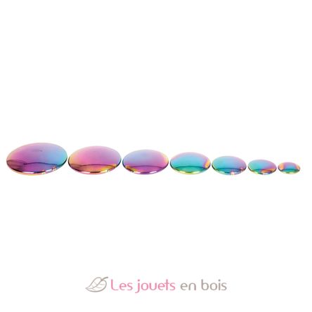 Galets réfléchissants multicolores TK-72223 TickiT 5