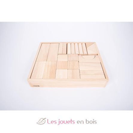 Blocs en bois géants naturel TK-73438 TickiT 10