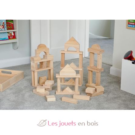 Blocs en bois géants naturel TK-73438 TickiT 6