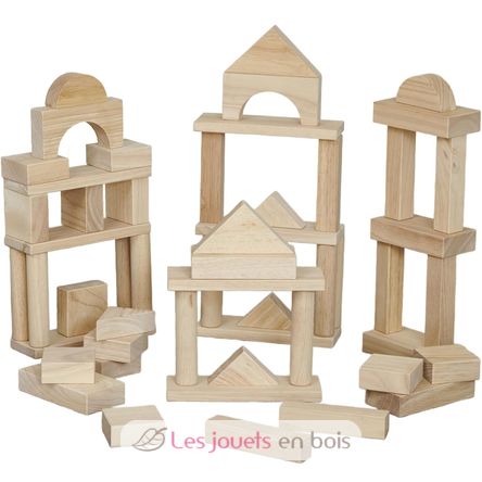Blocs en bois géants naturel TK-73438 TickiT 1