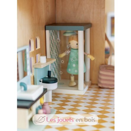 Mobilier salle de bain pour maison de poupées TL8151 Tender Leaf Toys 3