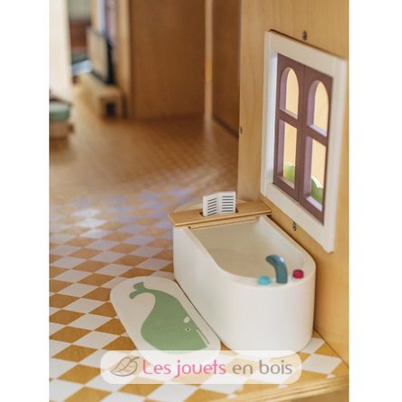 Mobilier salle de bain pour maison de poupées TL8151 Tender Leaf Toys 4