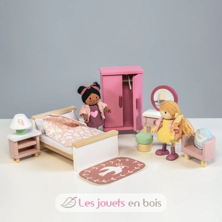 Mobilier chambre pour maison de poupées TL8152 Tender Leaf Toys 4