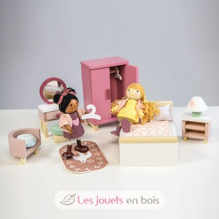 Mobilier chambre pour maison de poupées TL8152 Tender Leaf Toys 6