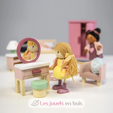 Mobilier chambre pour maison de poupées TL8152 Tender Leaf Toys 7