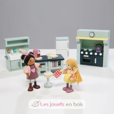 Mobilier de cuisine pour maison de poupées TL8153 Tender Leaf Toys 4