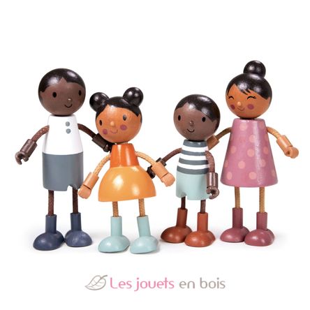 Famille de poupées en bois TL8191 Tender Leaf Toys 1
