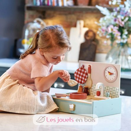 Cuisine pliable en bois TL8201 Tender Leaf Toys 4
