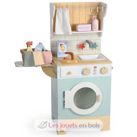 Machine à laver en bois TL8209 Tender Leaf Toys 2