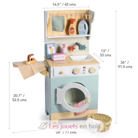 Machine à laver en bois TL8209 Tender Leaf Toys 4
